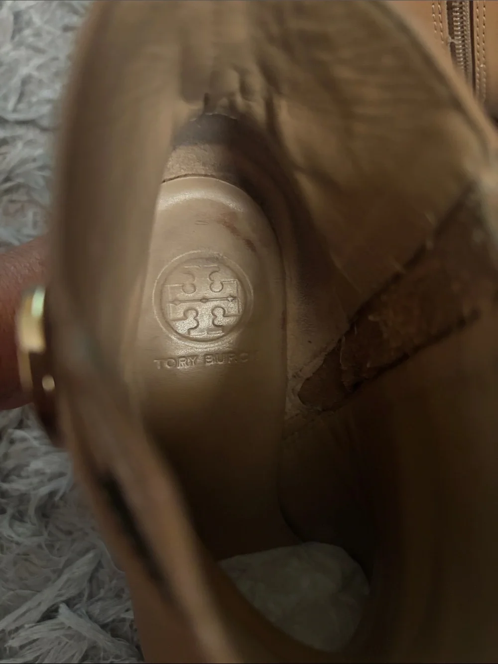 Tory Burch tan leather
